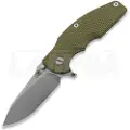 Hinderer Jurassic Magnacut Slicer foldekniv, Stonewash, OD Green