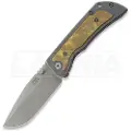McNees Custom Knives MAC2 3.5 - ATOMIC DP - BLU/BRZ - SANDSTORM - SG foldekniv