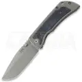 McNees Custom Knives MAC2 3.5 - ATOMIC DP - STW/STW - BLUE/RED - SG foldekniv