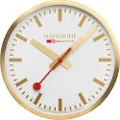 Mondaine Gold 40 Cm Klokke