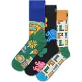 Happy socks The Beatles Gift Set Crewsokker 3 Par