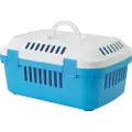 Savic Discovery compact pet carrier 33x48x23 cm white/blue