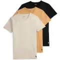 Ralph Lauren for man. 714830304044 Pack of 3 crew neck t-shirts white, brown, black (XL), Casual, Cotton, Short sleeve
