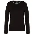 EA7 for woman. 7W000697_AF17576 Apres Ski Jersey black (L), Casual, Wool, Acrylic