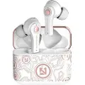 Mtp Products TS-100 Graffiti TWS Øretelefoner med Bluetooth 5.0 - Hvit / Roségull