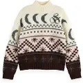 Scotch & Soda Metallic Fair Isle Genser