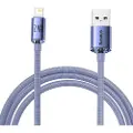 Baseus Crystal Shine cable USB to Lightning 2.4A 2m (purple)