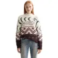 Scotch & Soda Metallic Fair Isle Genser