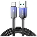 JOYROOM Crystal-Clear USB-kabel 3A USB til Lightning 1,2 m - Svart