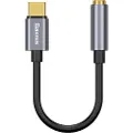 Baseus L54 USB-C til 3,5 mm adapter - mørkegrå