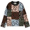 Scotch & Soda Jacquard Oversized Genser