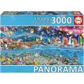 Educa Livspanorama-puslespill 3000 Stykker