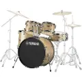 Yamaha Rydeen 22" Drum Kit with Paiste Cymbals & DS550U Drum Throne Champagne Glitter