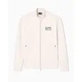 EA7 for man. 7M000674_AF16718 Gold Label beige suede effect fabric cardigan sweatshirt (M), Casual, Polyester