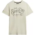Superdry for man. M1012229A Heritage Brand Relaxed T-shirt off-white (XXL), Casual, Cotton, Short sleeve
