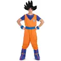 MOM Goku-kostyme Med Bukser T-skjorte Armdeksler Og Armbånd