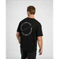 MM Sports Oversized T-shirt Emblem, Black - XL