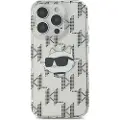 Karl Lagerfeld KLHCP16LHKLPCHT iPhone 16 Pro 6.3 gjennomsiktig hardcase IML Choupette Head galvanisert