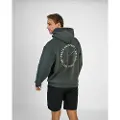 MM Sports Hoodie Emblem, Faded Green - XXL