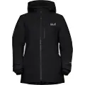 Jack Wolfskin Flowline 3in1, Skijakke, Dame, Black