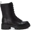 Xti for woman. 14343401-NEGRO Ankle boots 143434 black (38), Flat, Laces, Zip, Casual