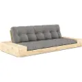 Karup DesignBase Sovesofa m. 2 sidebokser Tre-seterGråSovesofaerFra Homeroom