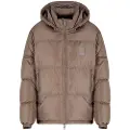 Armani Exchange for man. XM000348AF12286U6107 Brown Quilted Jacket (S), Beige, Casual, Polyamide
