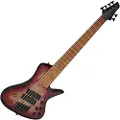 G4M 972 Fanned Fret 6-strengs Purple Burl Burst