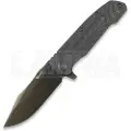 Reate 9D-V2 foldekniv, Black Titanium/Carbon Fiber, Black DLC