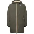 K-way unisex. K21516W Coat Le Vrai 4.0 Eiffel East green (XXL), Sustainable, Recycled nylon