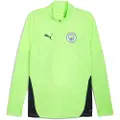 Puma Manchester City Training Quarter-Zip Top Men, Sport, Fizzy Apple/Blue Violet, XL