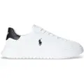 Ralph Lauren for man. 809974097002 RLite Court Leather Sneakers white (47), Flat, Laces, Casual