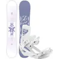 Salomon Lotus+Spell White 2026 Snowboardpakke mønster