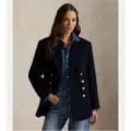 Ralph Lauren for woman. 211971388001 Double Breasted Coat navy (40), Casual, Wool