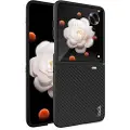 IMAK Honor Magic V Flip Imak Ruiyi Hybrid-deksel - Karbonfiber - Svart
