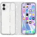 Mtp Products iPhone 16 Stylish Glitter Series Hybrid-deksel - Hvit
