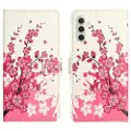 Mtp Products Samsung Galaxy A56 Style Series Lommebok-deksel - Rosa Blomster