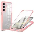 Mtp Products Samsung Galaxy A26 360 Beskyttelse Deksel - Rosa / Klar