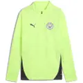 Puma Manchester City Training Quarter-Zip Top Youth, Clothing, Fizzy Apple/Blue Violet, 15-16Y