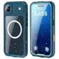 Mtp Products iPhone Air Shellbox M Series IP68 vanntett deksel - dykkerdeksel med MagSafe-kompatibilitet - Blå
