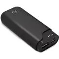 24hShop Freenet Powerbank 5000mAh med USB og USB-C - Svart