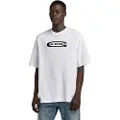 G-Star Old School Logo Boxy Kortarmet T-skjorte