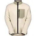 SCOTT Defined Heritage Pile, Fleecejakke, Herre, Dust White/Dust Grey