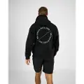 MM Sports Hoodie Zip Emblem, Black - XL