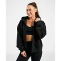 MM Sports Hoodie Zip Wmn Varsity, Black - M