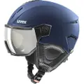 Uvex Instinct Visor, Skihjelm med Visir, Navy Matt