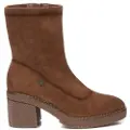 Refresh for woman. 17201501-CAMEL Ankle boots 172015 brown (38), 5 to 8 cm, Zip, Casual