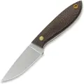 Brisa Bobtail 80 kniv, bison micarta, flat, kydex