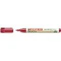 Edding EcoLine 25 - Markør - permanent - for glass, metall, plast - rød - alkoholbasert blekk - 1 mm - fin