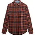 Superdry M4011047a Skjorte Med Lange Ermer